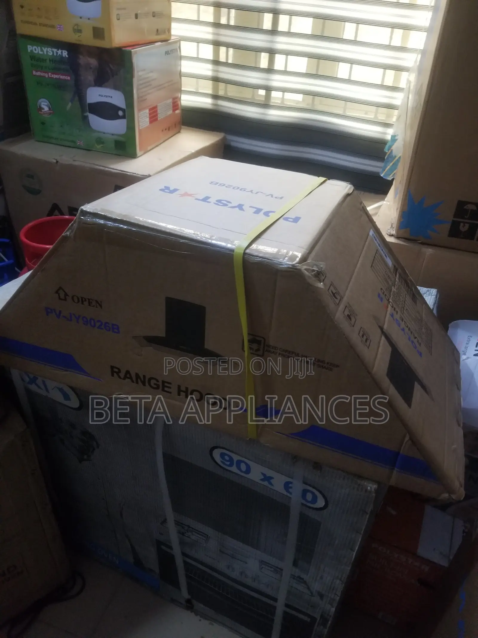 Polystar Tempered Glass Cooker Hood 90cm