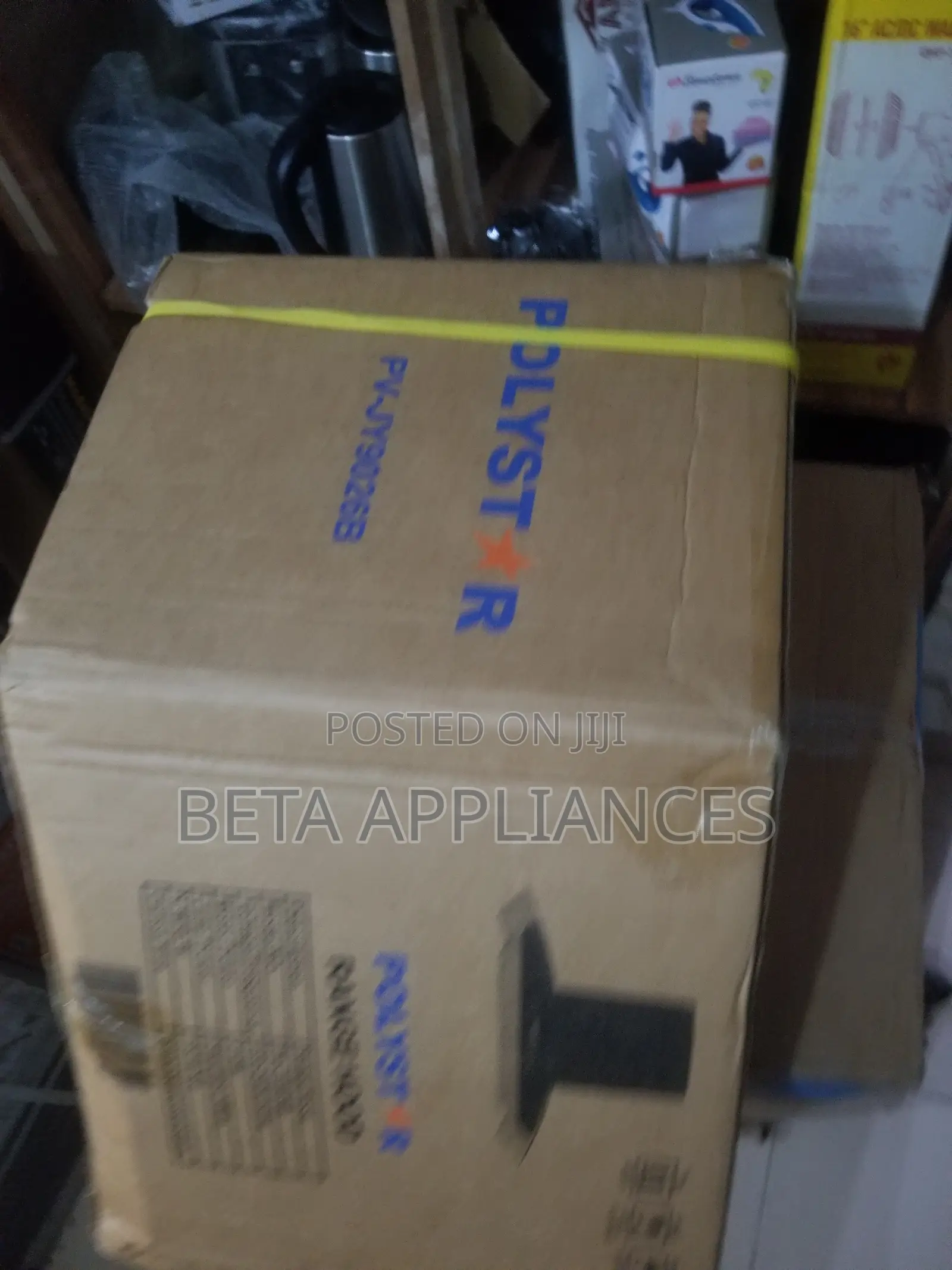 Polystar Black Kitchen Extraction Hood