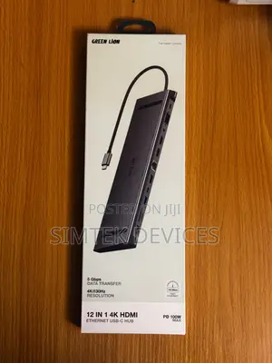Green Lion 12 in 1 HDMI Ethernet USB-C Hub