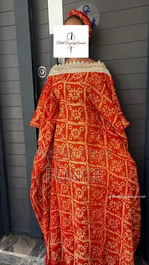 Adire Gown Style