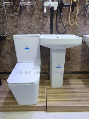 Wc Complete Set, With Basin and Pedestal