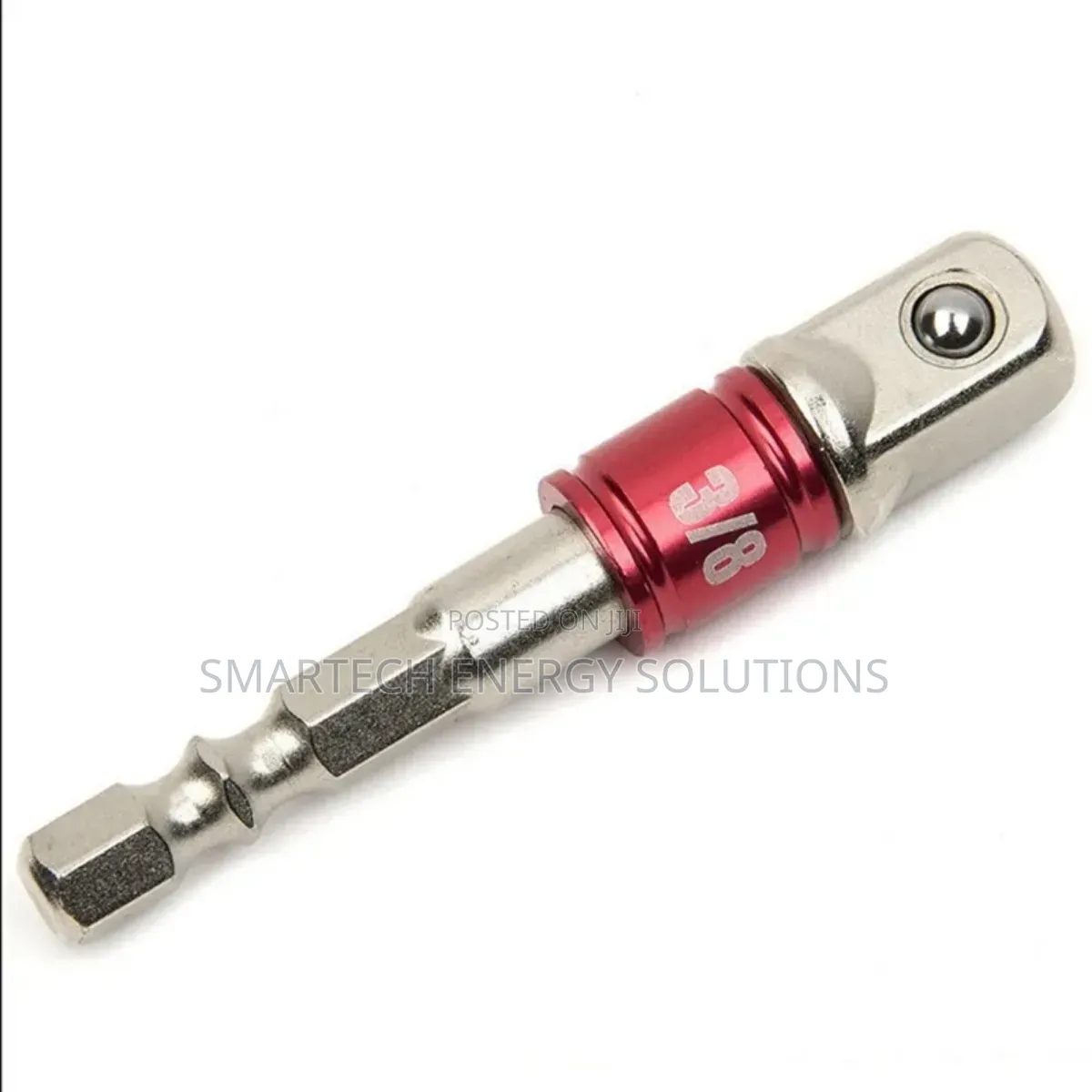 3 Pieces 1/4" 3/8" 1/2" Hex Shank Square Nut Driver Power Drill Bit