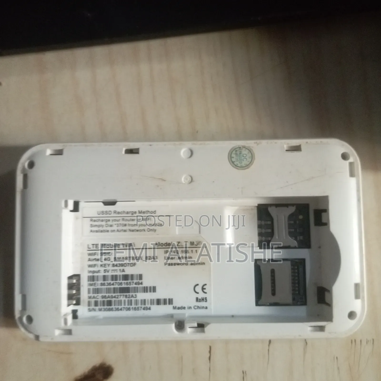 Airtel 4g Pocket WIFI