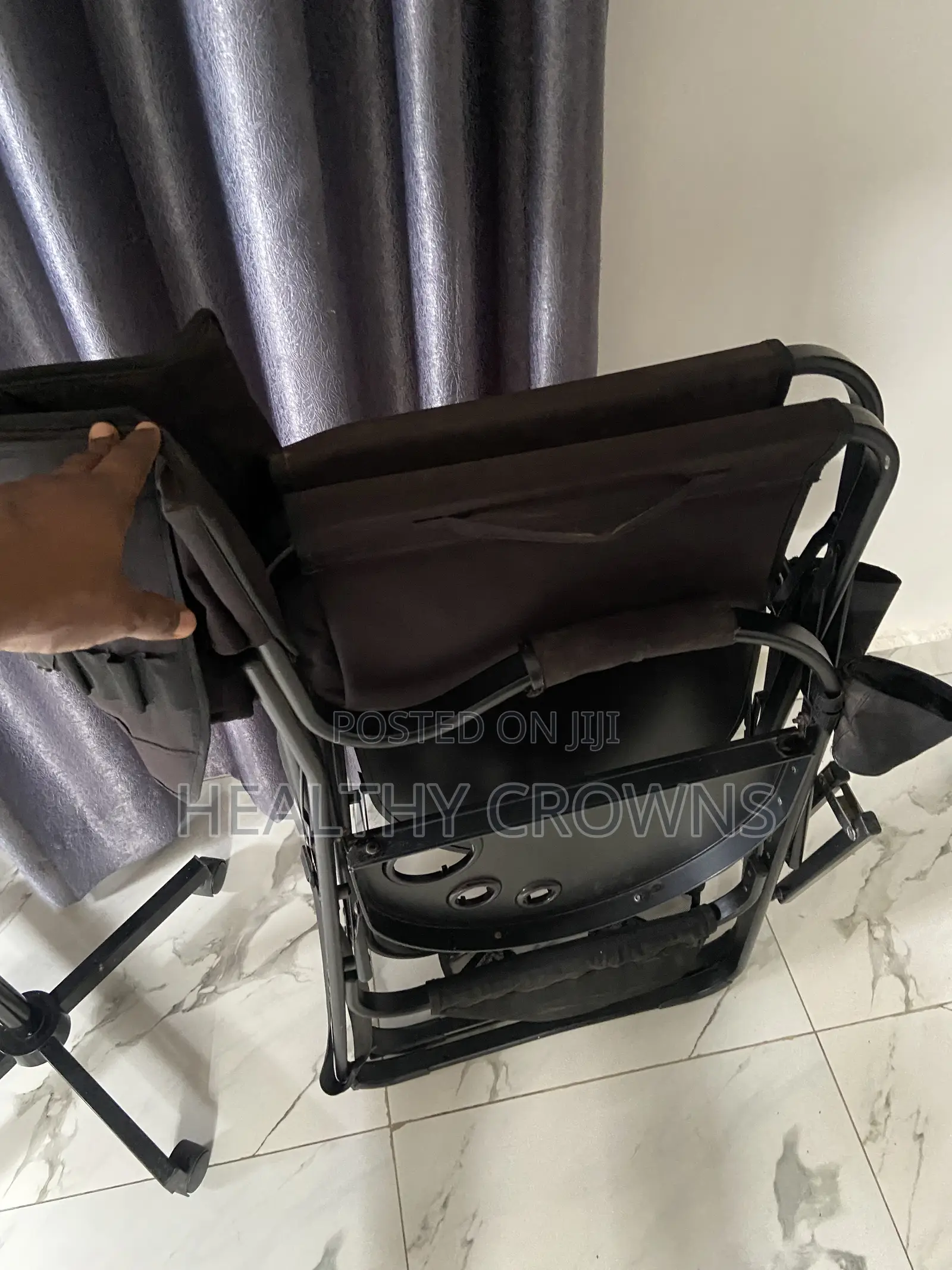 Double Tray Professional Makeup Chair