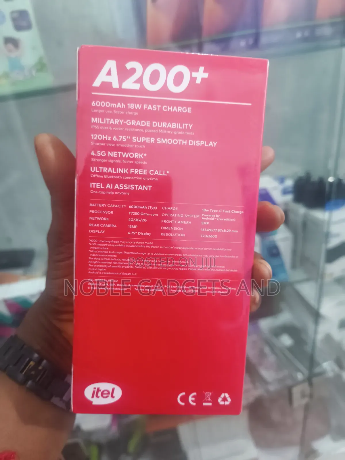 New Itel A200+ 64 GB Blue