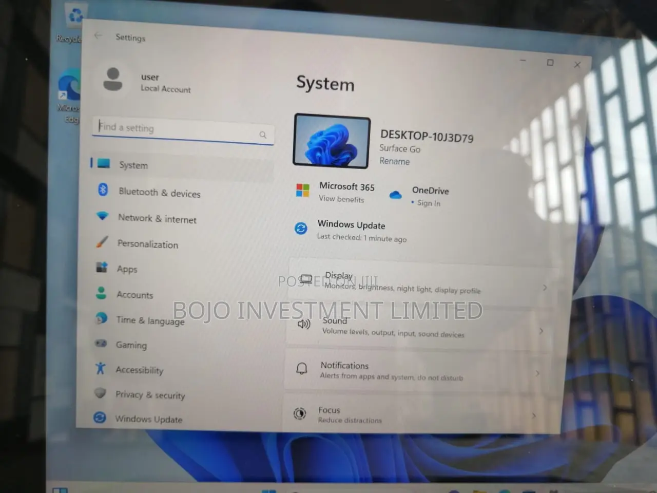 Microsoft Surface Go 256 GB Gray