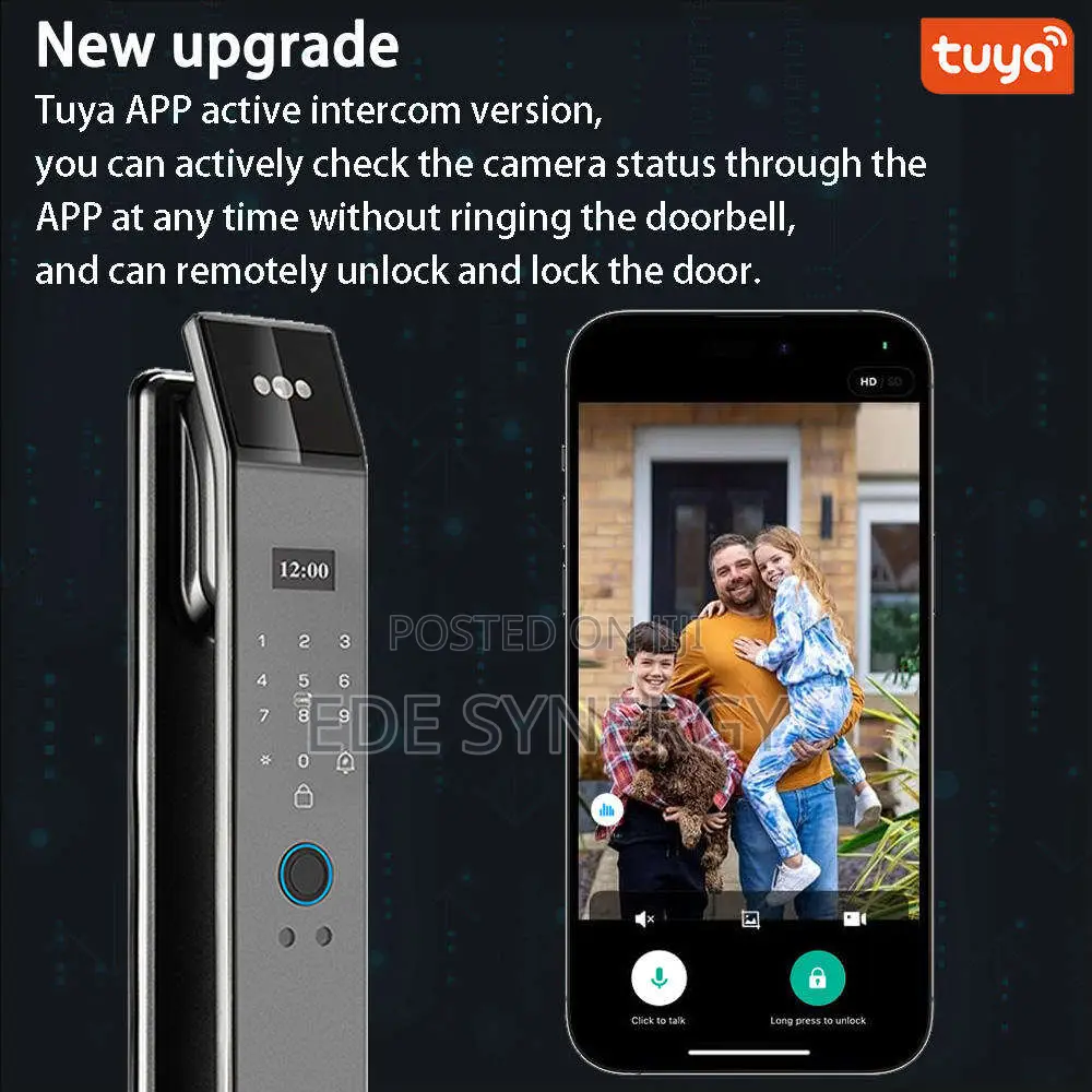 Tuya Smart Lock Door 3d Face Recognition Automatic Smart Locks