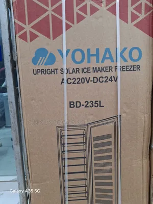 235L Yohako 8 Steps Icemaker Solar Freezer