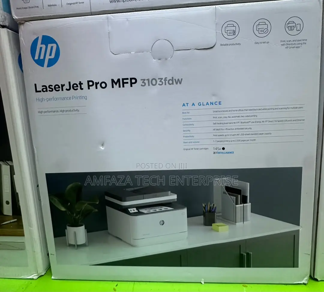HP LaserJet Pro MFP 3103fdw Printer