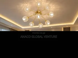 Crystal Chandelier Light With Bulb