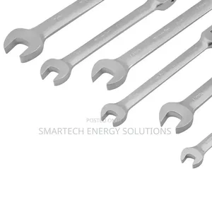 Flex-Head Double Box-End Ratcheting Wrench Set–6 PCS