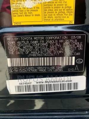 Lexus GS 2008 Black