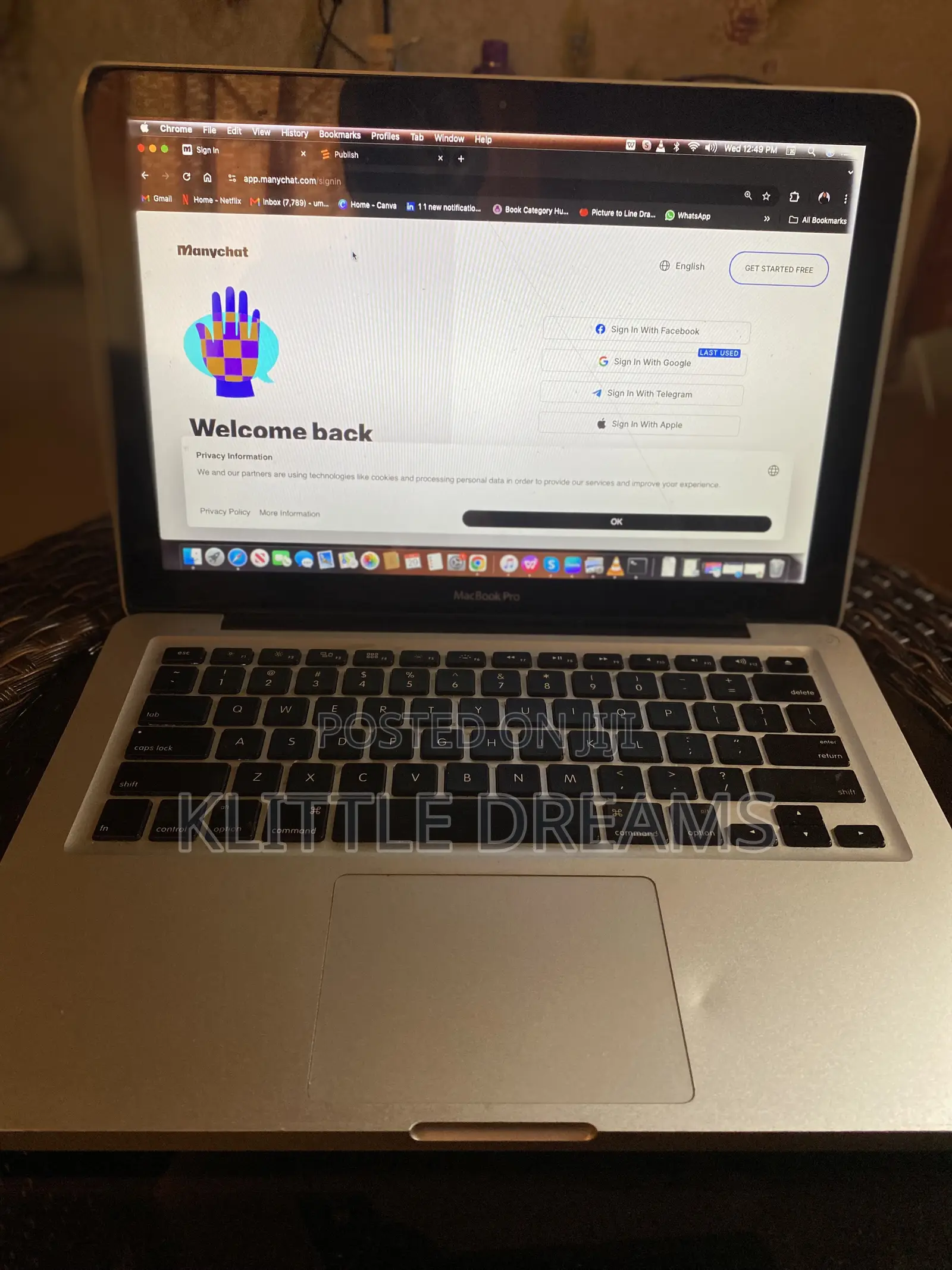 Laptop Apple MacBook 2012 8GB Intel Core i5 SSD 512GB