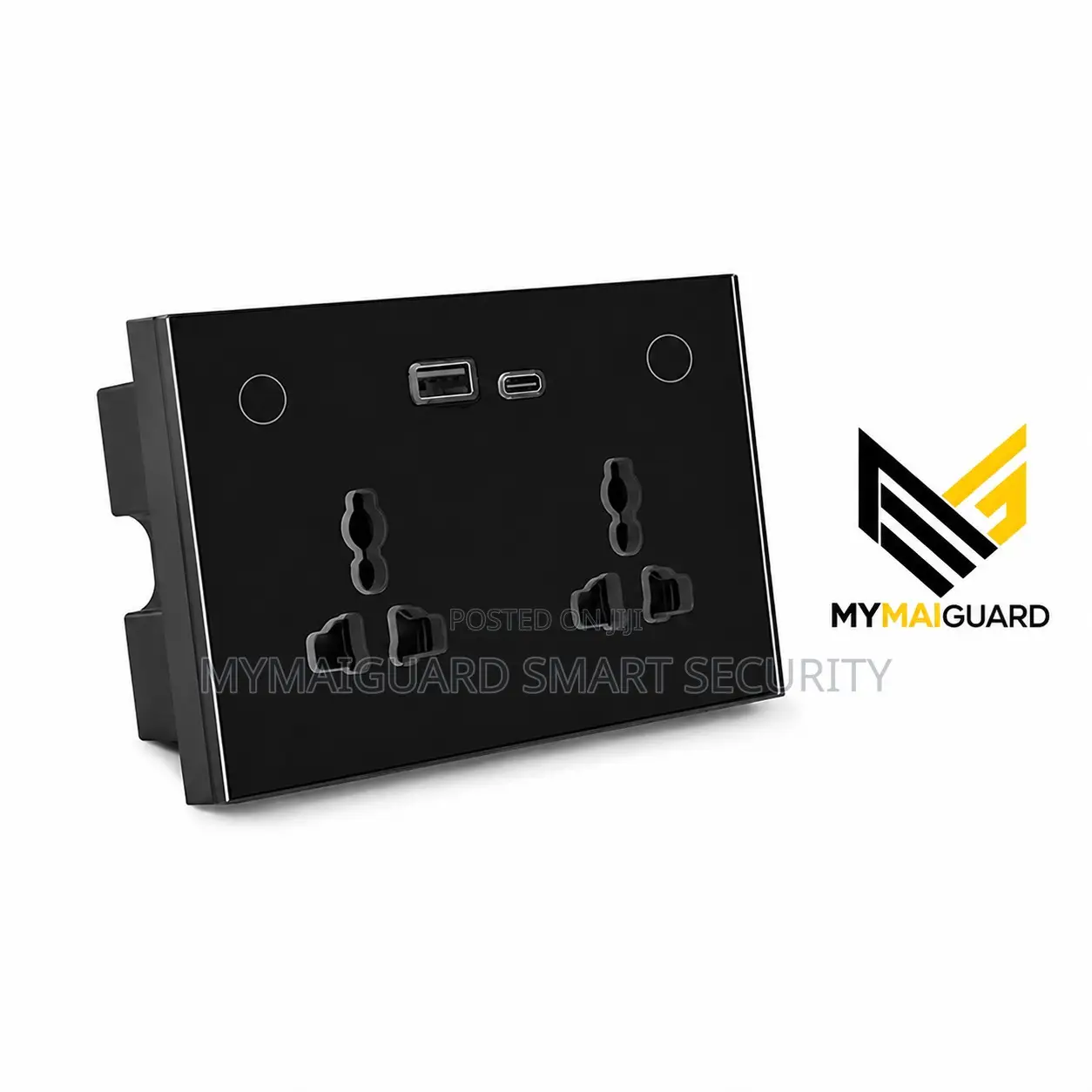 Smart Double Wall Socket With Type C and USB