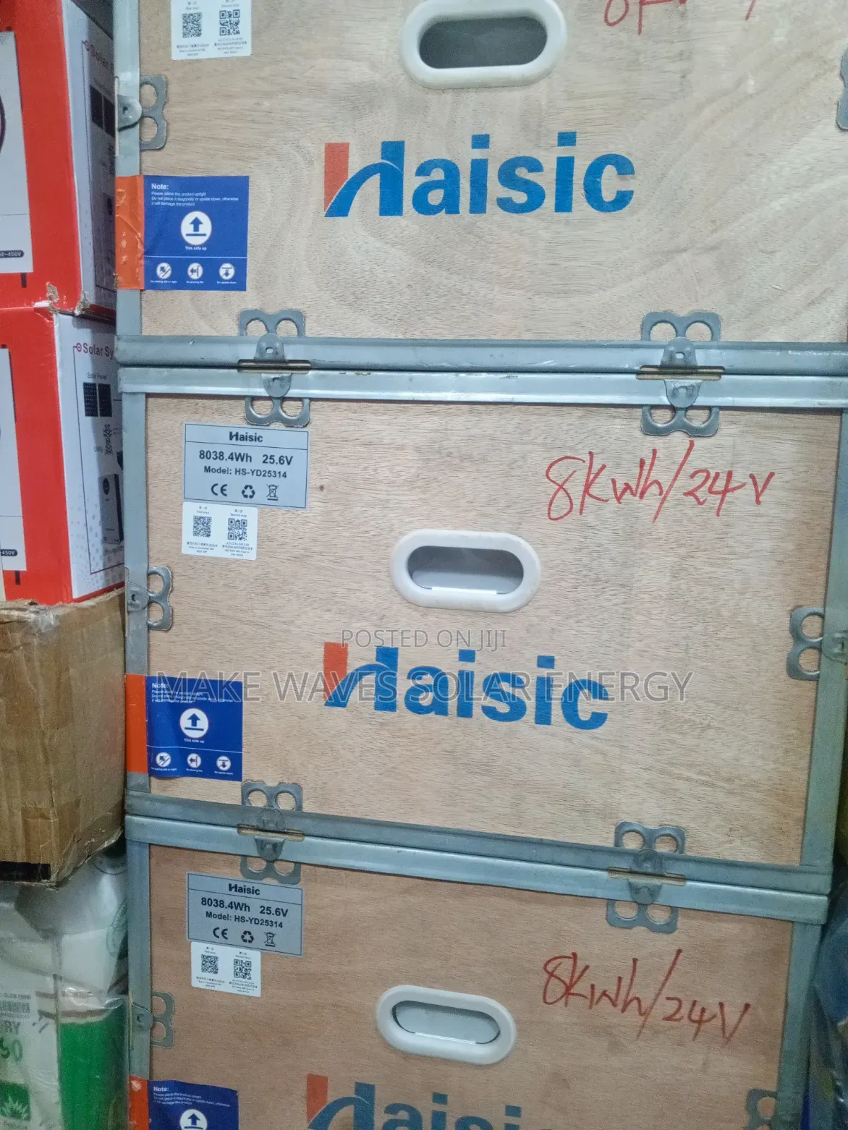 8kwh 24v Haisic Lithium Battery