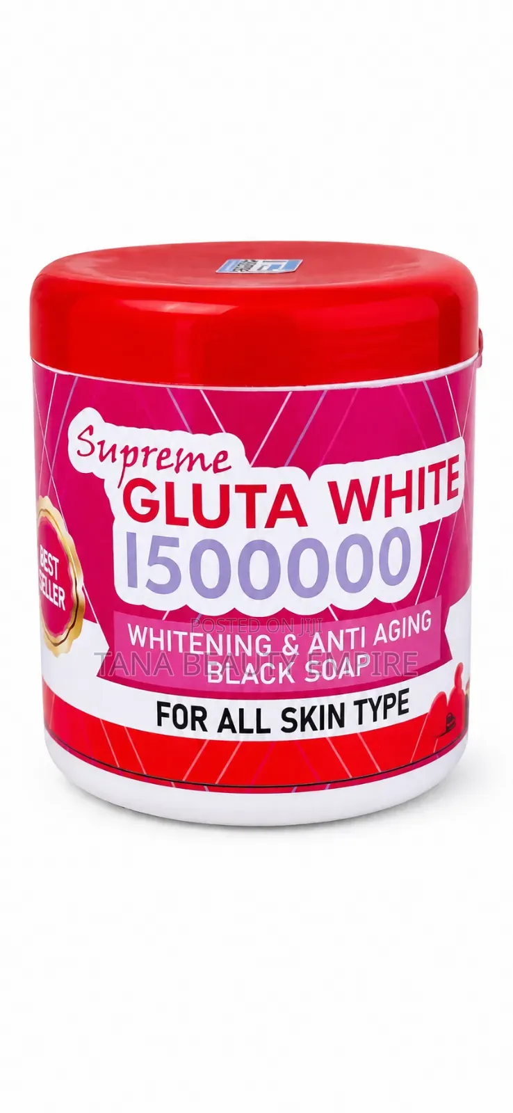Supreme Gluta White Whitening Anti Aging Black Soap