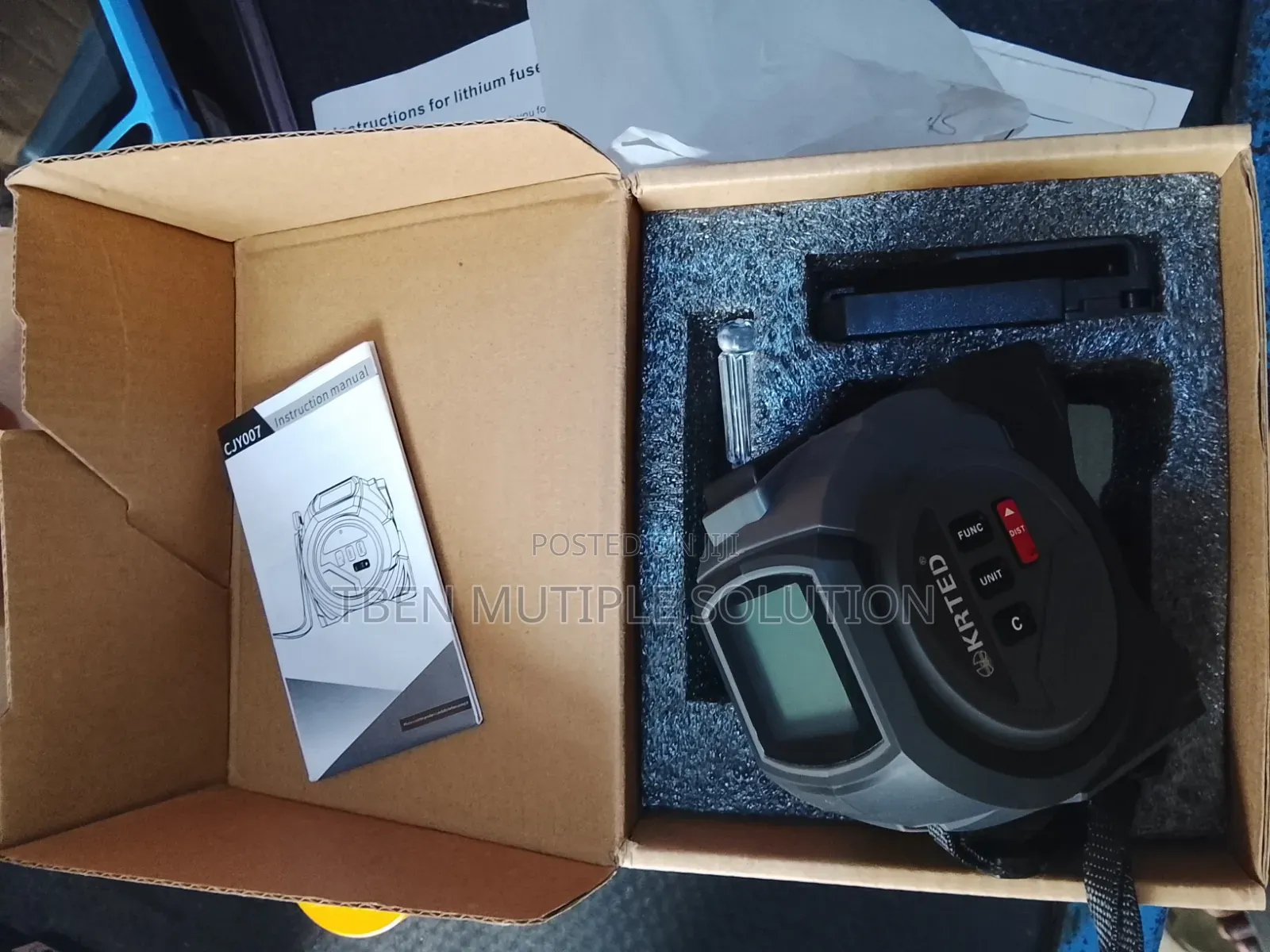 KRTED Branded 3-in-1 Laser Tape Measure