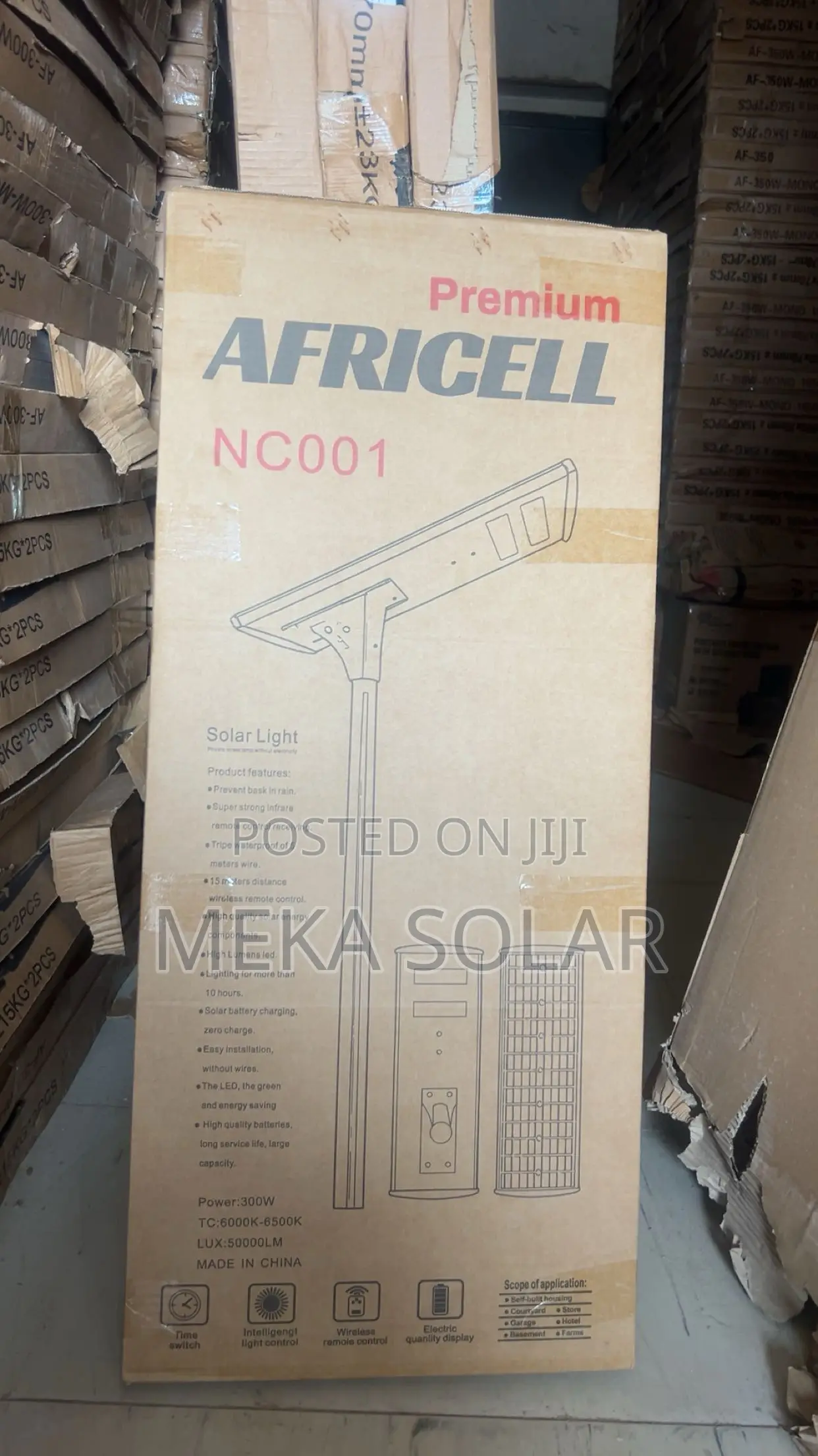Africell Solar Streetlight 300w (Industrial)