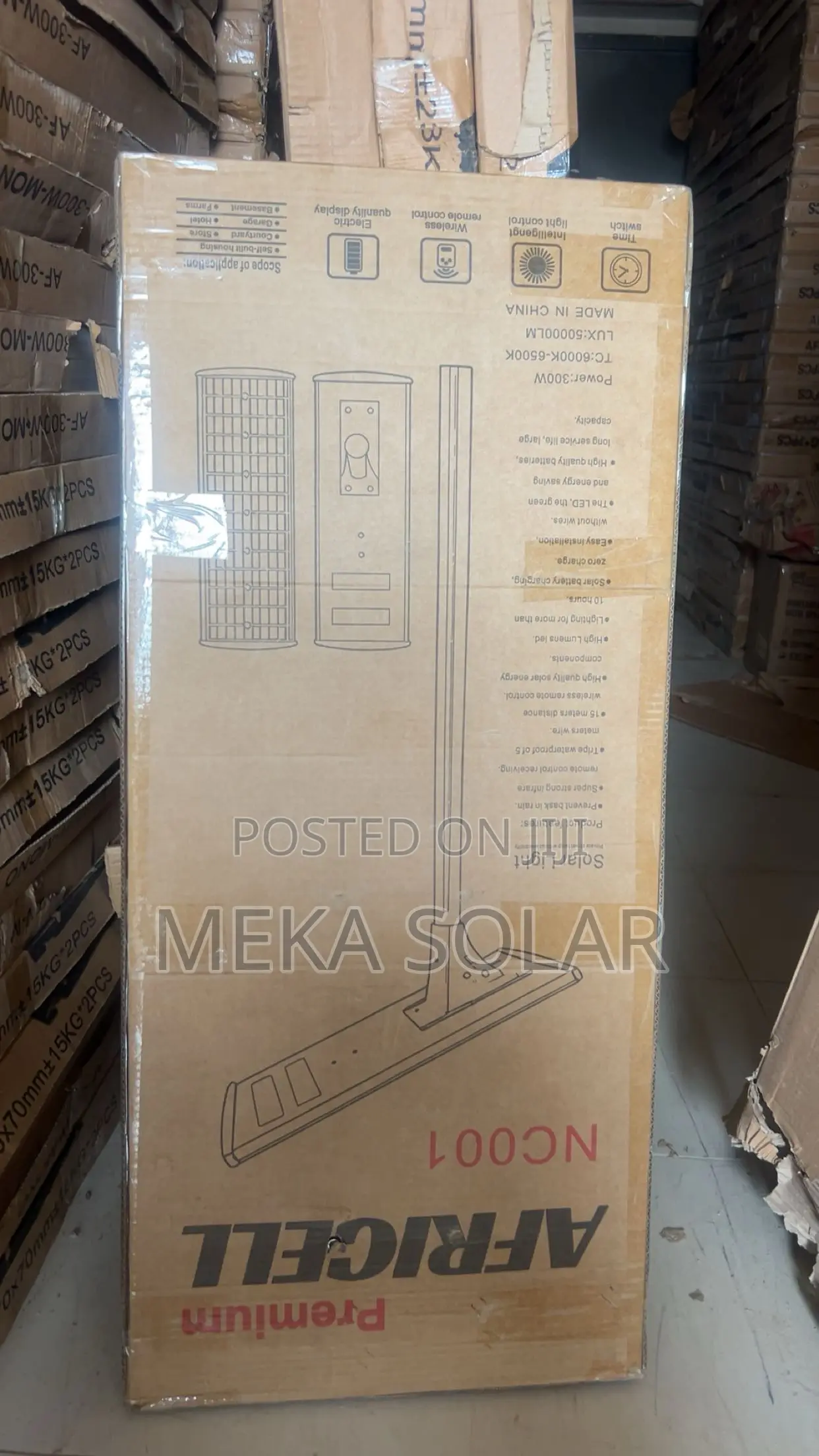 Africell Solar Streetlight 300w (Industrial)