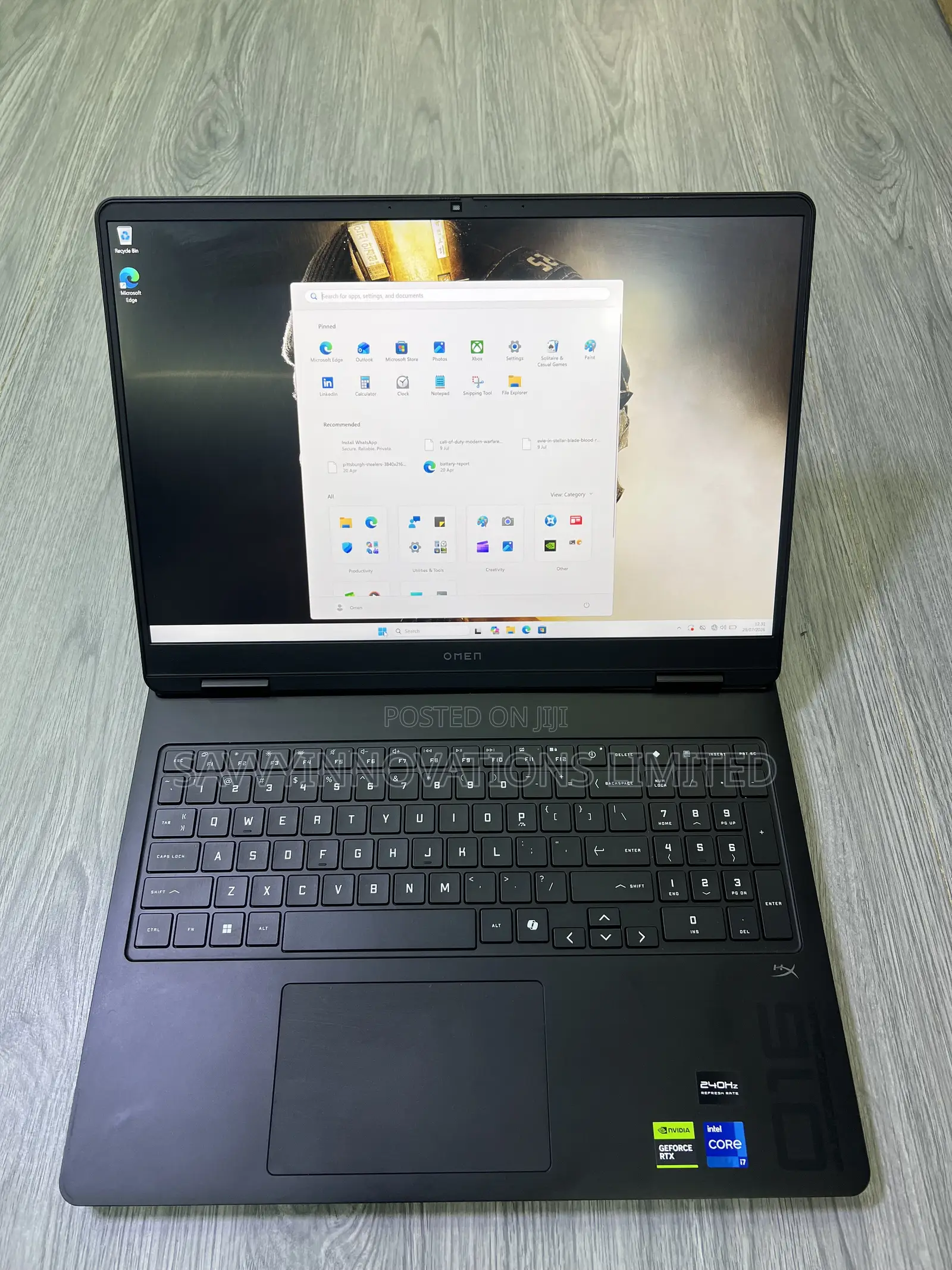 Laptop HP Omen 16 16GB Intel Core i7 SSD 1T