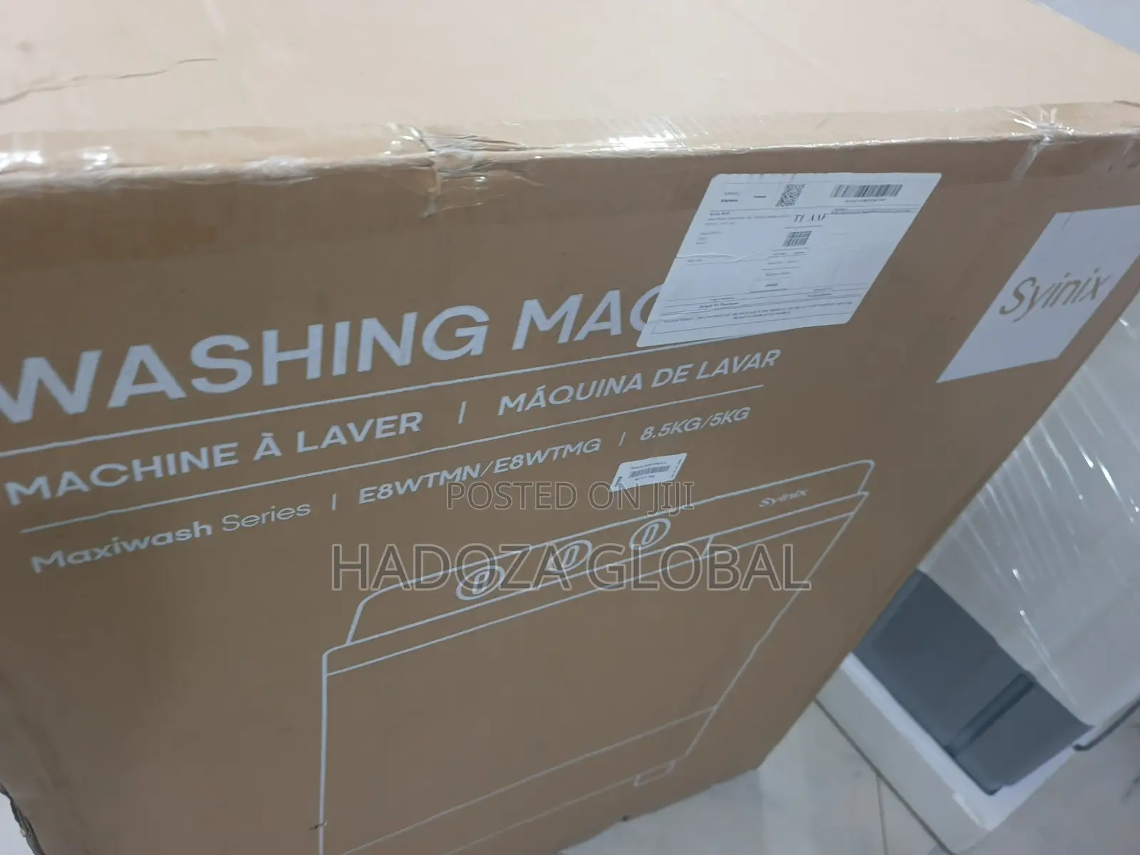 Syinix 8KG Top Loader – Large Capacity, Outstanding Results