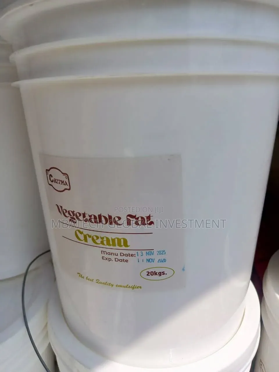Vegetable Fat Cream