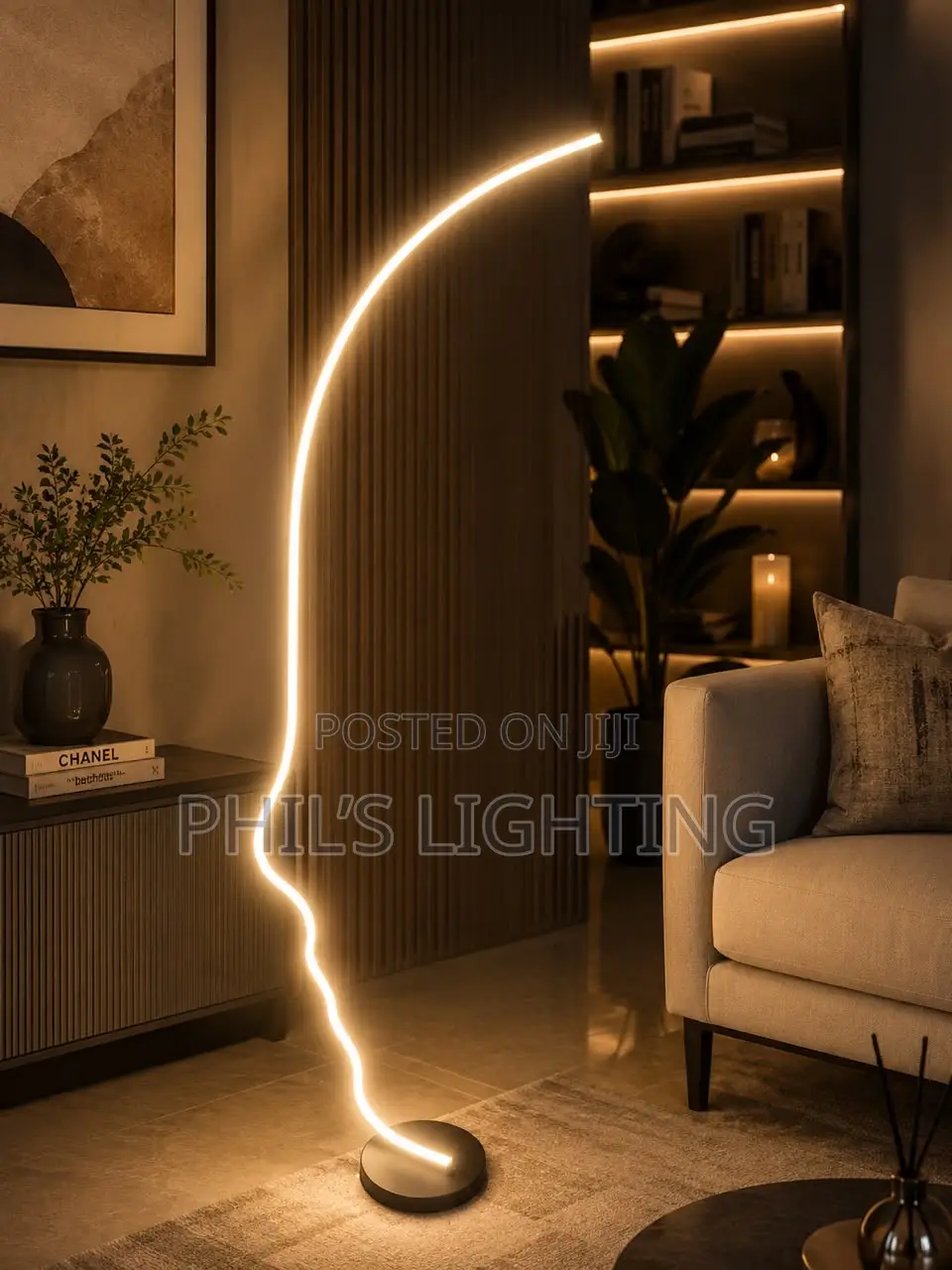 SANDYHA Modern LED Floor Lamp Creative Stand Lights