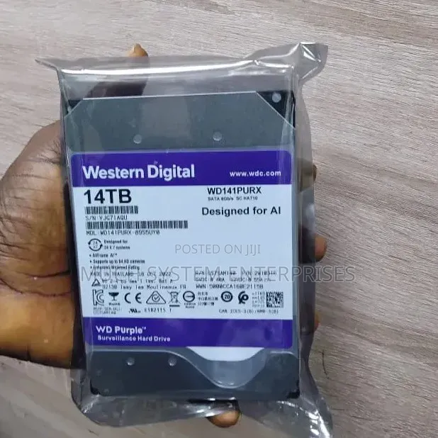 Digital 14TB WD Purple Pro Surveillance Hard Drive,