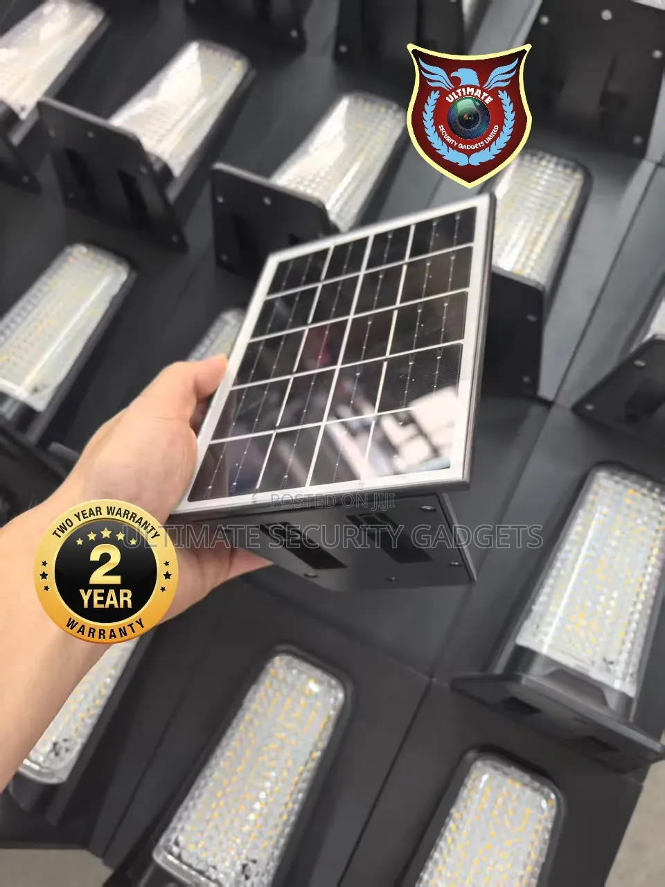 Solar Powered Wall Fence Light With Remote Control