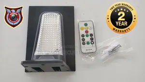 Solar Powered Wall Fence Light With Remote Control