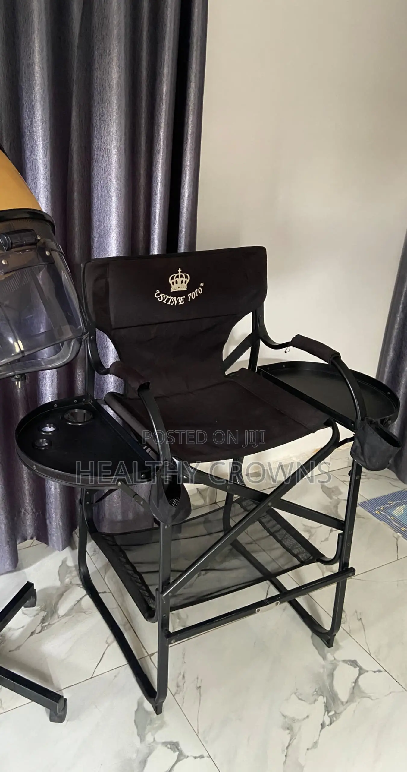 Double Tray Professional Makeup Chair