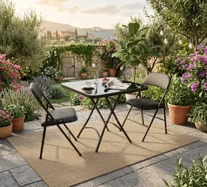 3-Piece Folding Table and Chair Set