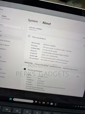 Laptop Microsoft Surface Pro 9 16GB Intel Core i5 SSD 256GB