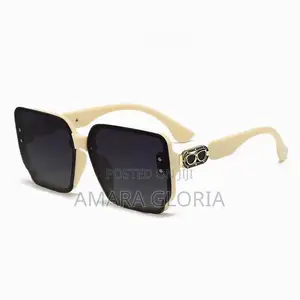 High-End and Trendy, Square Large Frame Women's Sunglasses.