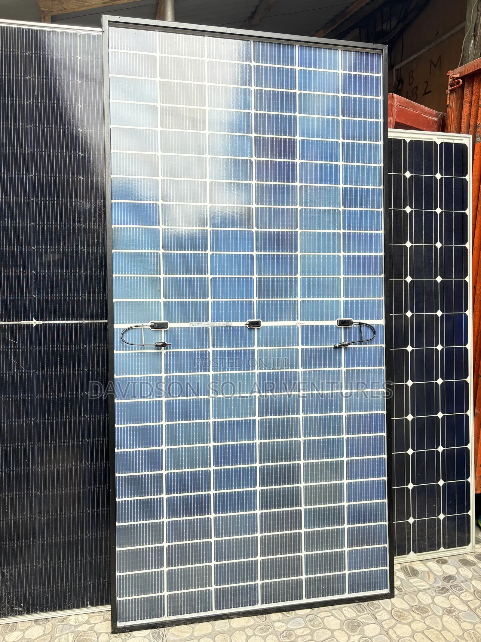600w Black Frame Bifacial Solar Panel