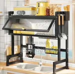Heavy Duty 85cm Over Sink Plate Dish Drying Rack