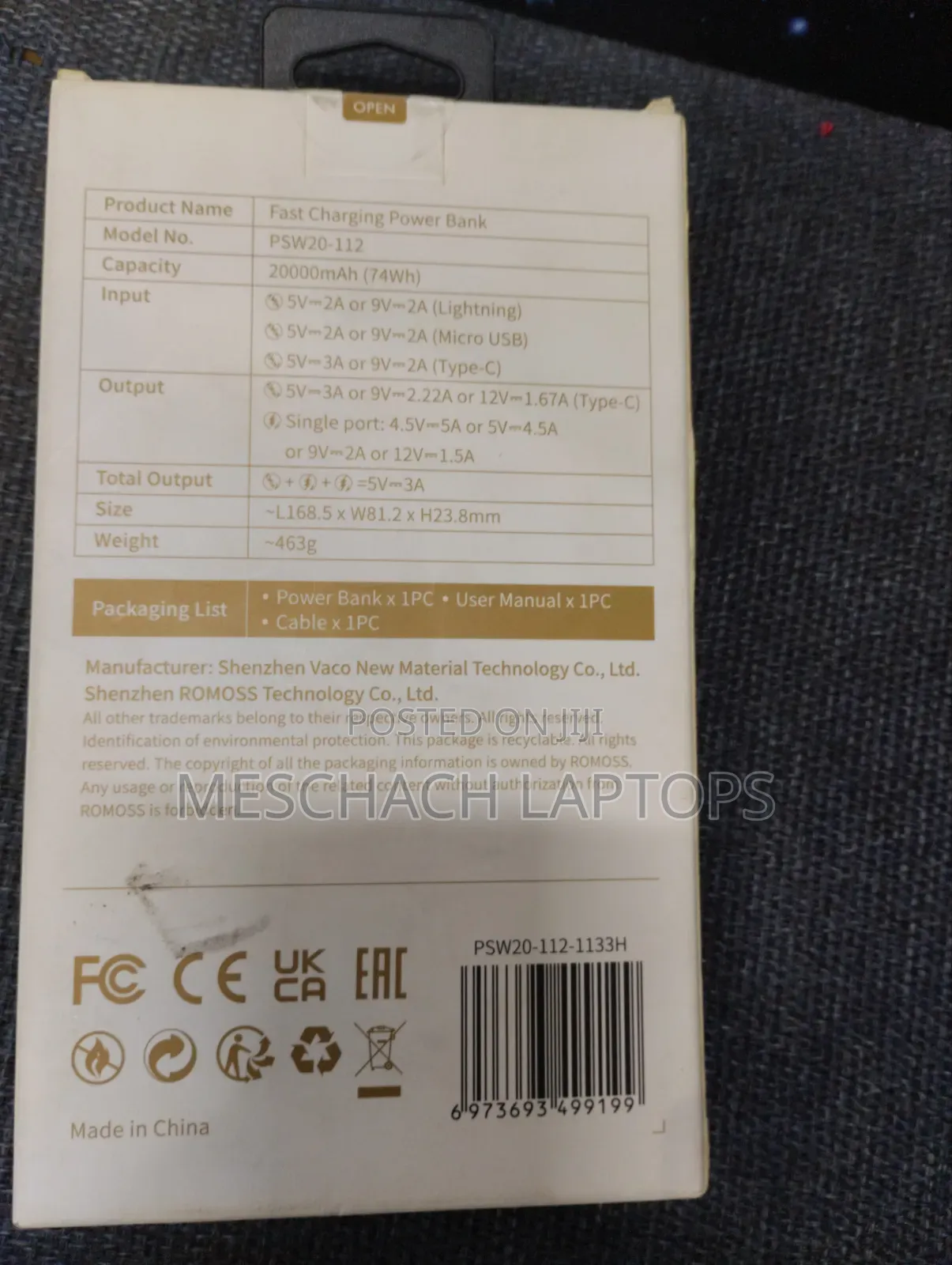 Sw20pf Fast Charging 22.5w