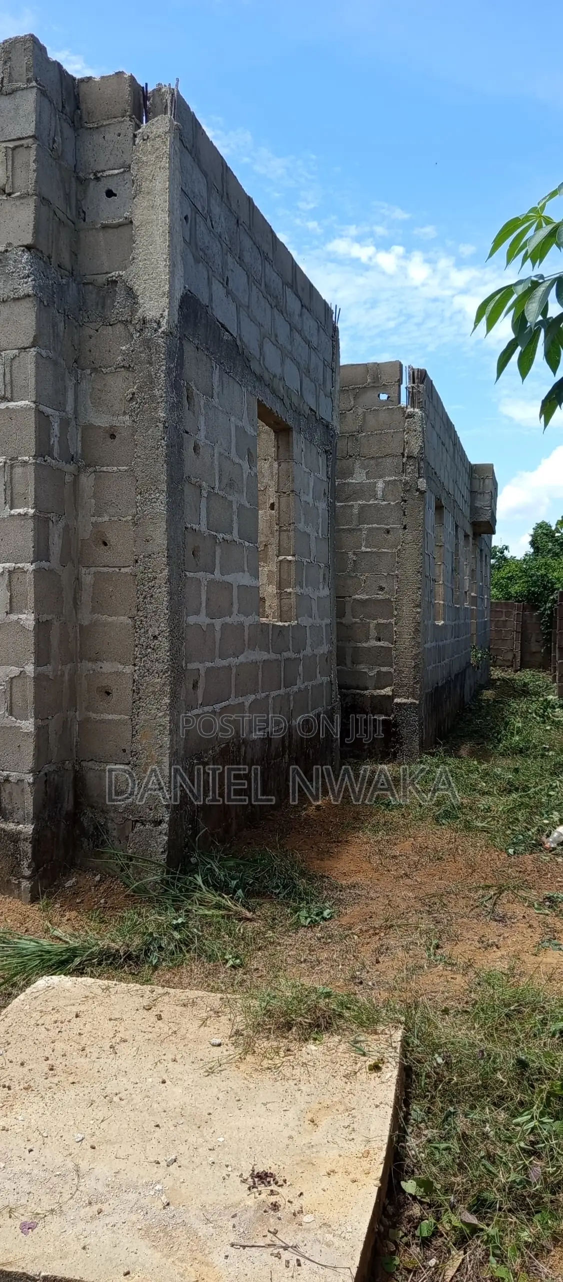 Uncompleted 4bdrm Bungalow