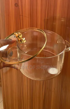 Heat-Resistant Borosilicate Glass Cooking Pot