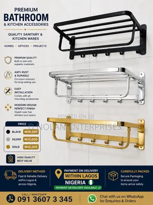 60cm Stainless Multiple Towel Hanger