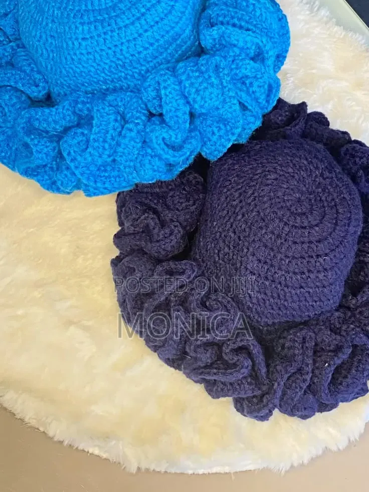Ccrochet Ruffles Hat