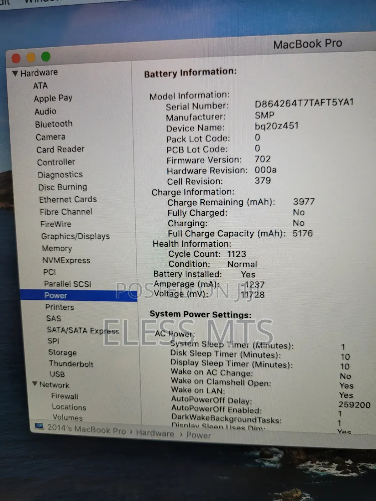 Laptop Apple MacBook Pro 2014 8GB Intel Core i5 SSD 256GB