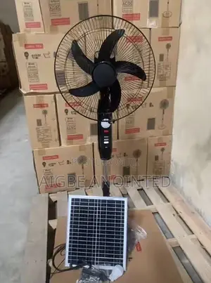 Charweek Solar Rechargeable Fan