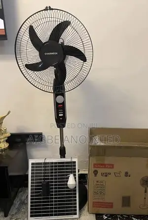 Charweek Solar Rechargeable Fan