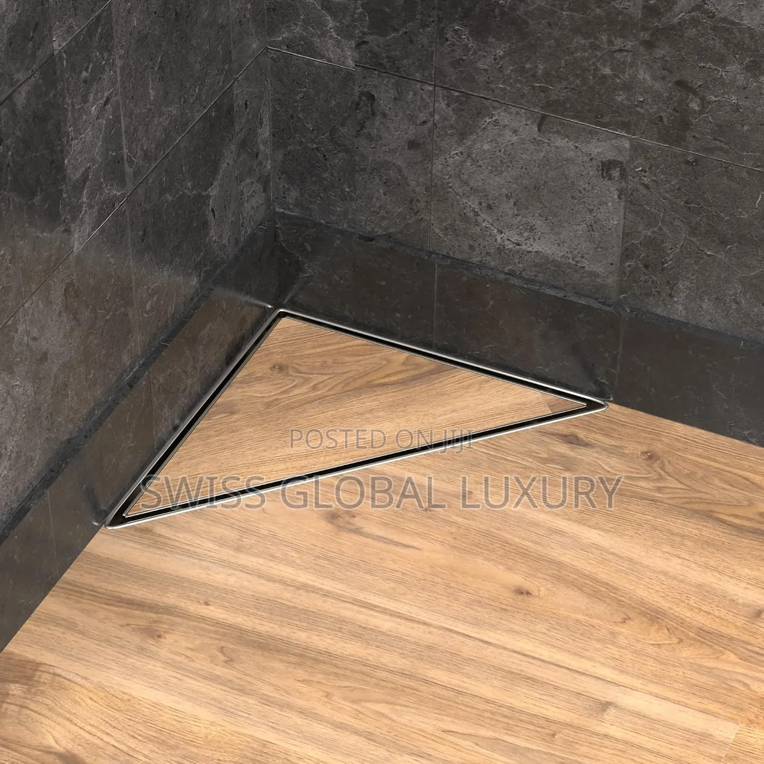 Quality Triangle Tile Insert Bathroom Floor Drain