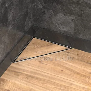 Quality Triangle Tile Insert Bathroom Floor Drain