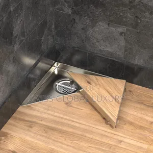 Quality Triangle Tile Insert Bathroom Floor Drain