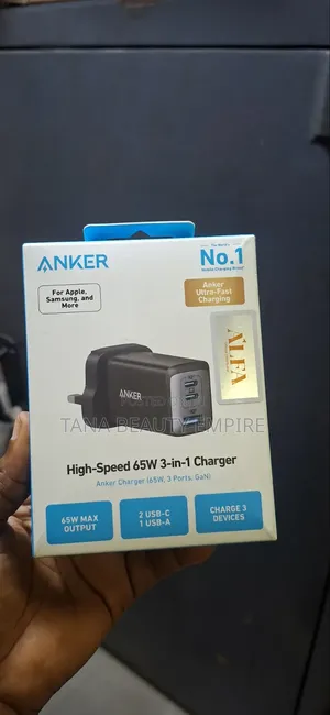 Anker High- Speed 65W 3- In -1 Charger