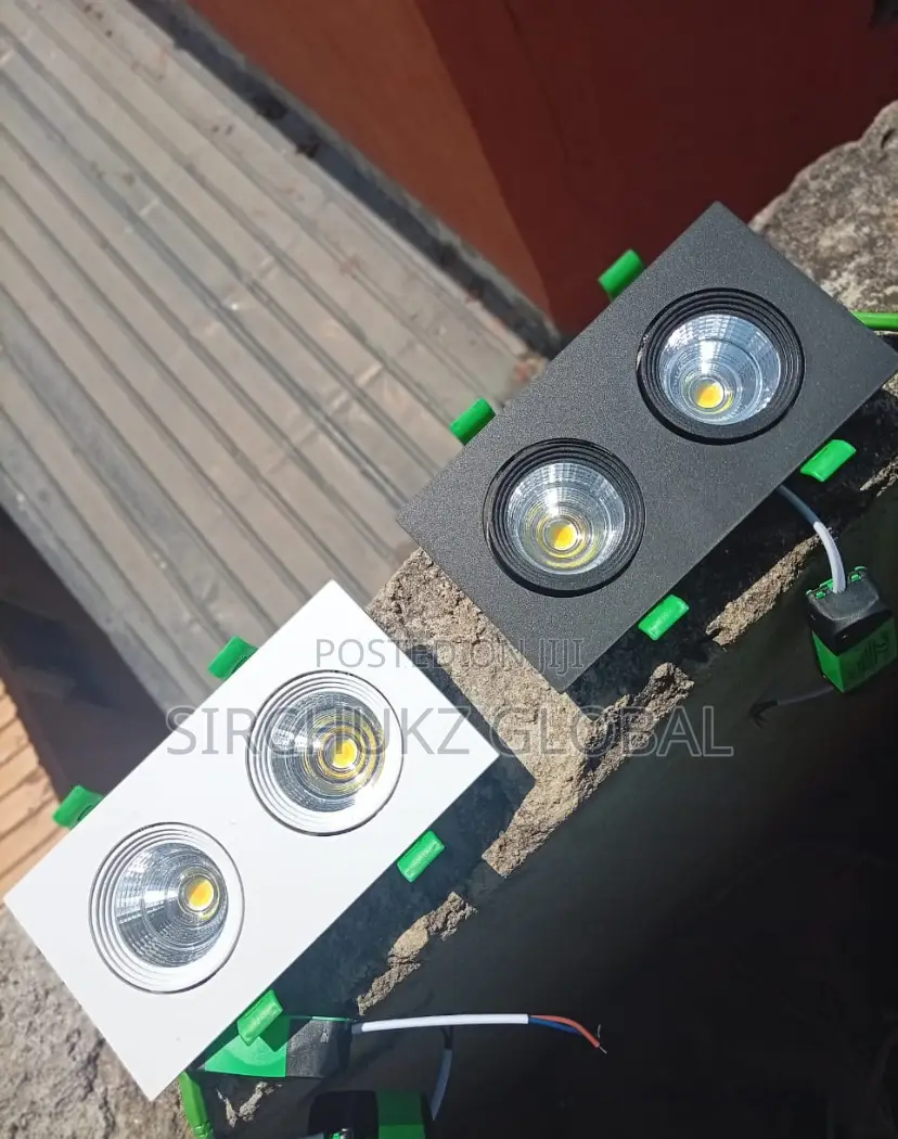 Double-Head Recessed COB LED Spotlights