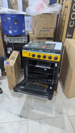 Scanfrost 60x60 4 Burner Gas Cooker Model SFC6460NG With Oven